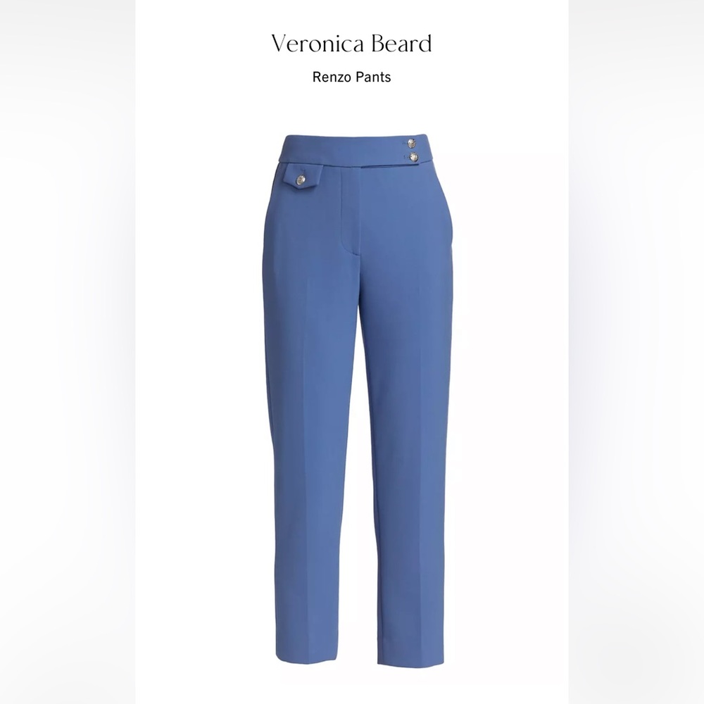 In Search of Veronica Beard Renzo pant in Bluebell color!